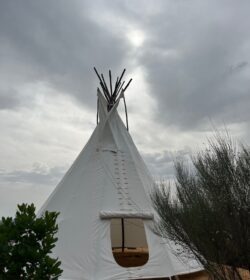 tipi woods en plataforma